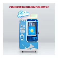 تصميم مبتكر عملة الآيس كريم آلة للبيع - 15s تقديم الآلي